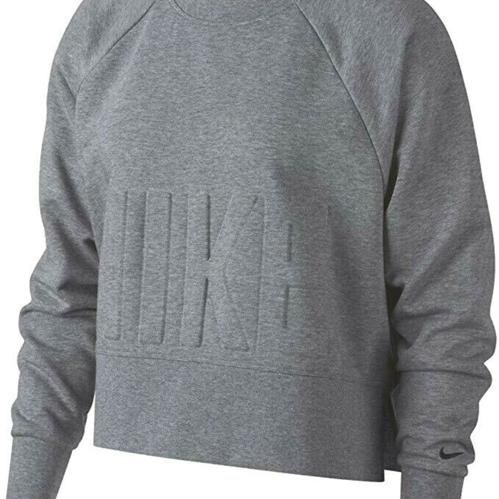 NEW - NIKE XS Crop Sweater Olive Green